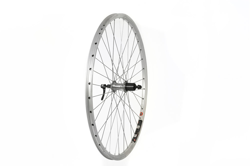 Tru-build wheels 700C Rear Wheel, Mach1 240 Rim, Shimano Deore 8/9spd Cassett