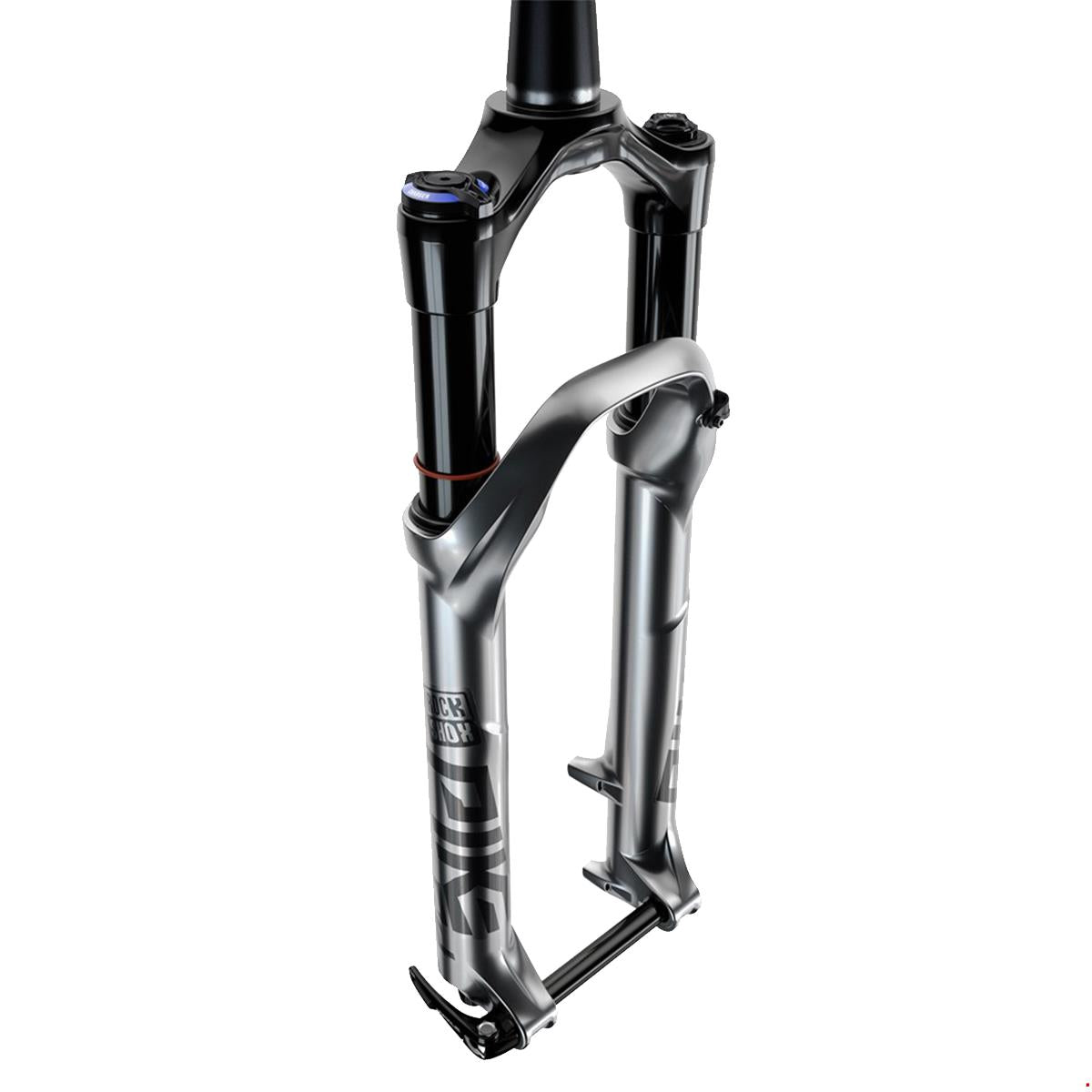 FOURCHE ROCKSHOX PIKE DJ - 26" 15X100 SOLO AIR 100 GLOSS SILVER, CROWN ADJALUM STR TPR DISC (COMPREND 2 BTMTOKENS, STAR NUT, MAXLE ULT) A3