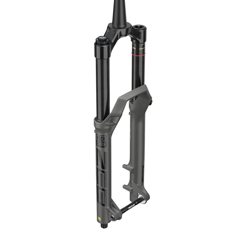 FOURCHE ROCKSHOX ZEB ULTIMATE CHARGER 3 RC2 - CROWN 27.5" BOOST™ 15X110 STR TPR SM CROWNOD 44OFFSET DEBONAIR (INC. BOULON SUR GARDE-BOUE, 2 JETONS BTM, ÉCROU ÉTOILE ET MAXLE STEALTH) A2