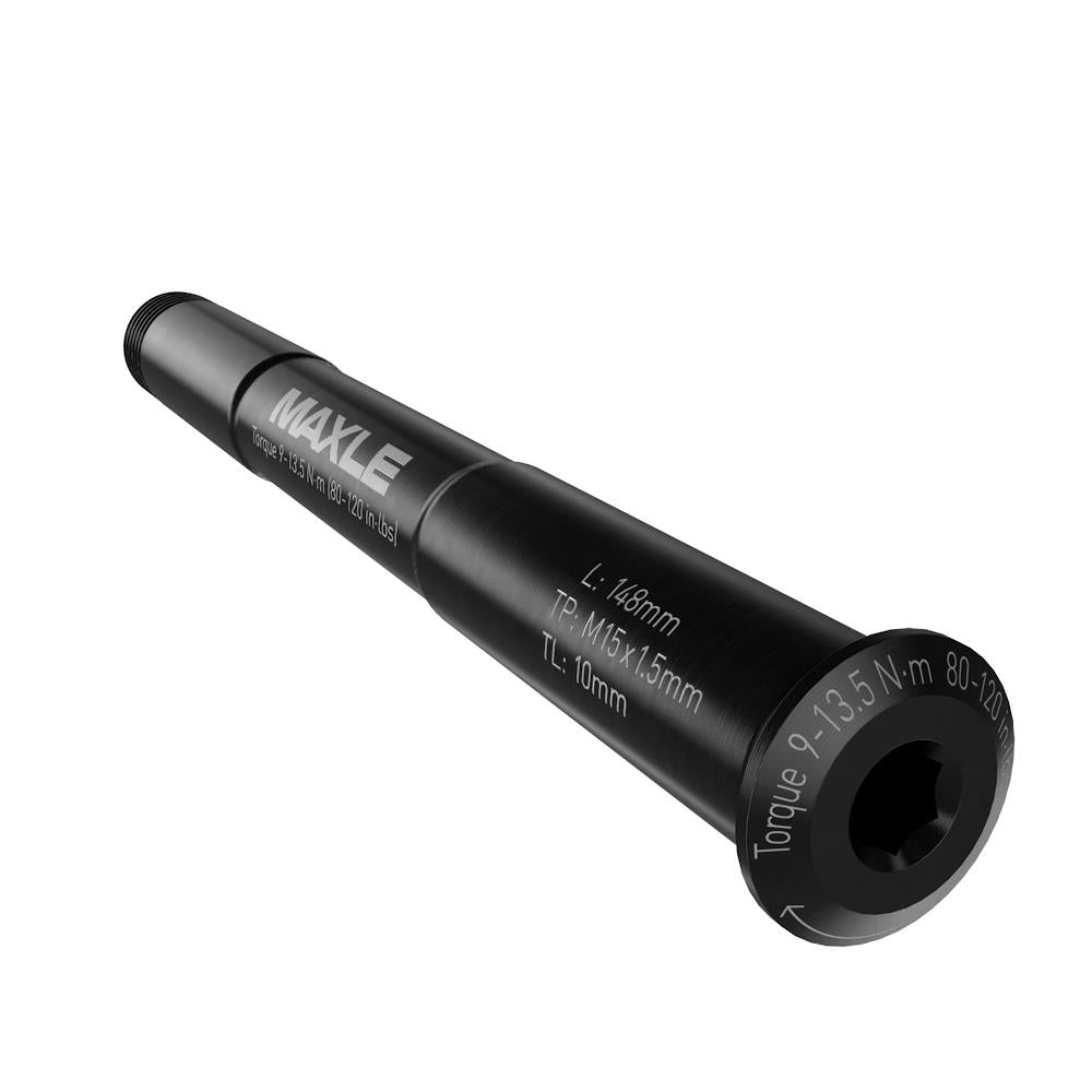 AXE ROCKSHOX MAXLE STEALTH AVANT, 12X100, LONGUEUR 134MM, LONGUEUR FILETAGE 9MM, PAS FILETAGE M12X1.50 - RUDY