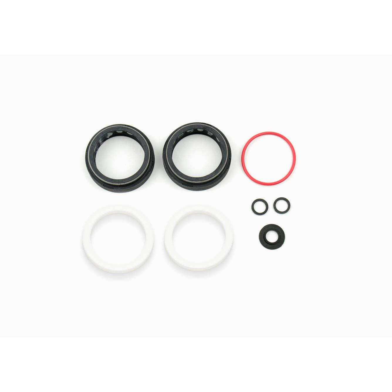 ROCKSHOX GABEL-STAUBWISCHER-UPGRADE-KIT – 38 mm schwarze, flanschlose SKF-Dichtungen mit extrem geringer Reibung (einschließlich Staubabstreifern und 6 mm Schaumstoffringen) – ZEB A1+ (2021+)/DOMAIN B1+ (2022+)