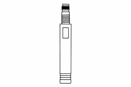 Schwalbe Ventilverlängerung (SV), mit Gewinde, schwarz