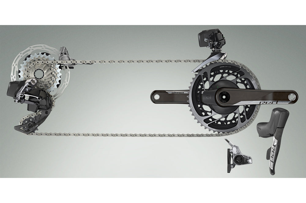 Groupe à disque hydraulique électronique Sram Red ETap AXS 2X D1