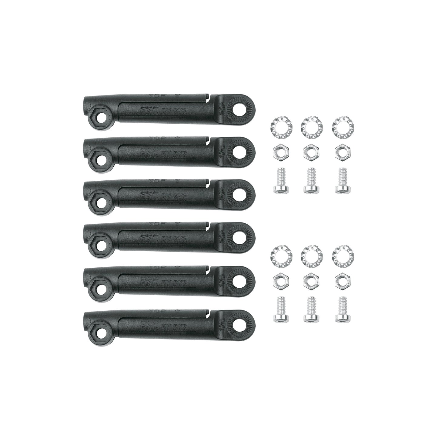 SKS REMPLACEMENT 6 X ADAPTATEUR DE FIXATION ESC POUR U-STAYS 4,5MM