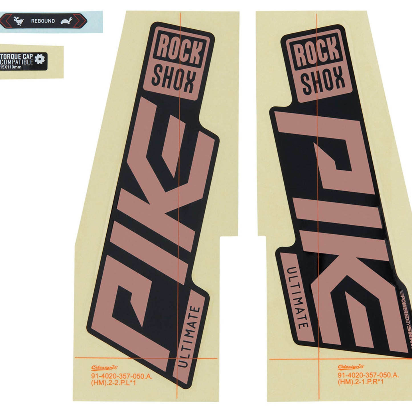 ROCKSHOX GABEL-AUFKLEBER-KIT – PIKE ULTIMATE 27/29 (2021)