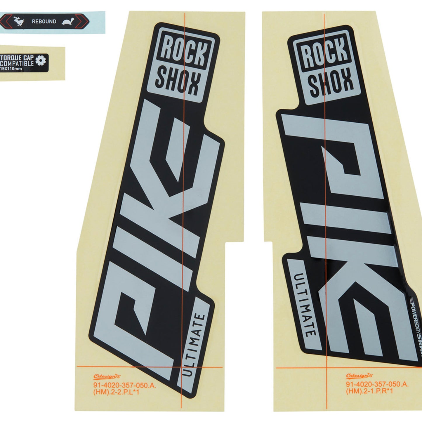 ROCKSHOX GABEL-AUFKLEBER-KIT – PIKE ULTIMATE 27/29 (2021)