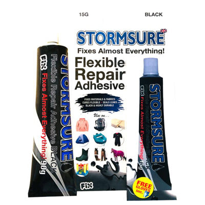 Stormsure Flexibler Reparaturkleber, 15 g Tube – Schwarz