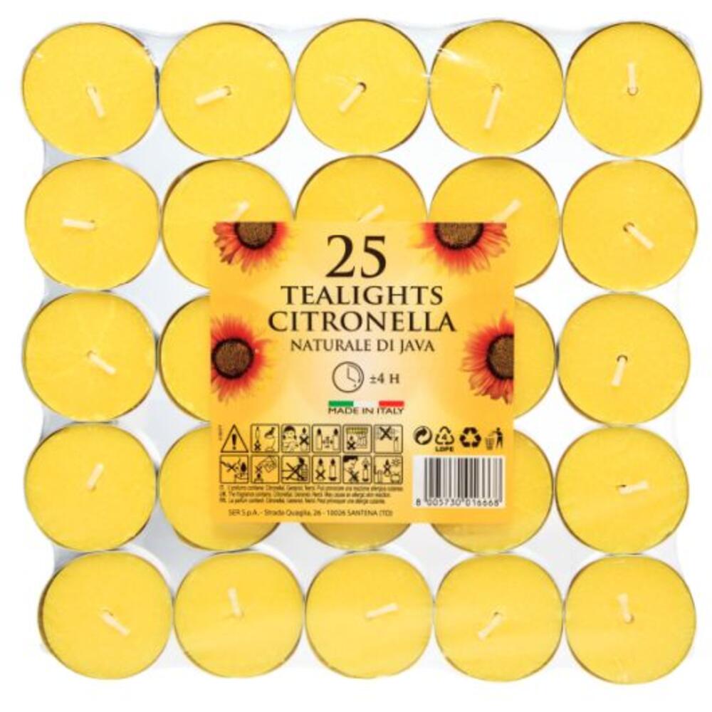 Preise Citronella-Teelichter x25 – Kartongröße 20