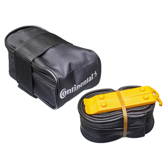 CONTINENTAL MTB SADDLE BAG WITH MTB 26 X 1.75X2.5 PRESTA 42MM VALVE TUBE AND 2 TYRE LEVERS