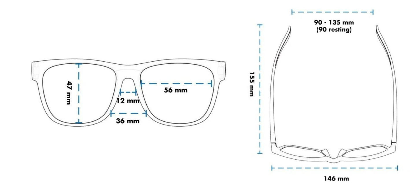 Goodr Sunglasses - BAMF G -That Orange Crush Rush