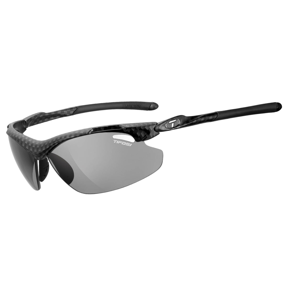 TIFOSI TYRANT 2.0 CARBON POLARISED FOTOTEC PHOTOCHROMIC SMOKE LENS SUNGLASSES