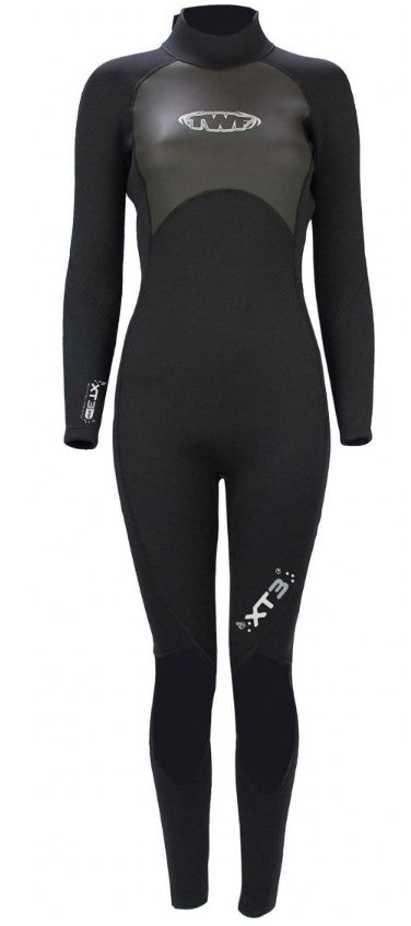 TWF XT3 Damen 3mm Neoprenanzug - Schwarz