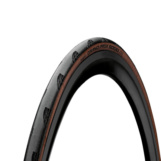 PNEU CONTINENTAL GRAND PRIX 5000 - PLIABLE BLACKCHILI COMPOUND NOIR/TRANSPARENT