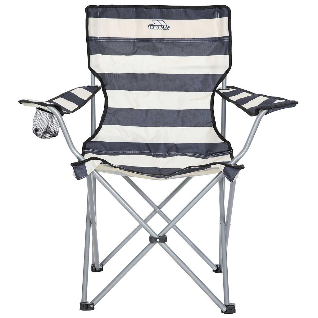 Trespass Branson Camping Chair Navy Stripe