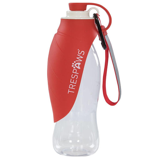 Trespaws Tamu Bouteille d'eau pour chien Boîte aux lettres Rouge