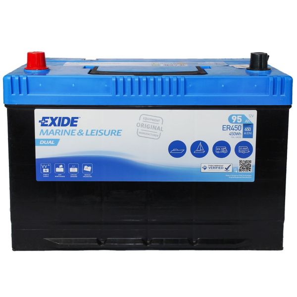Batterie Exide ER450 12V FLA 95Ah