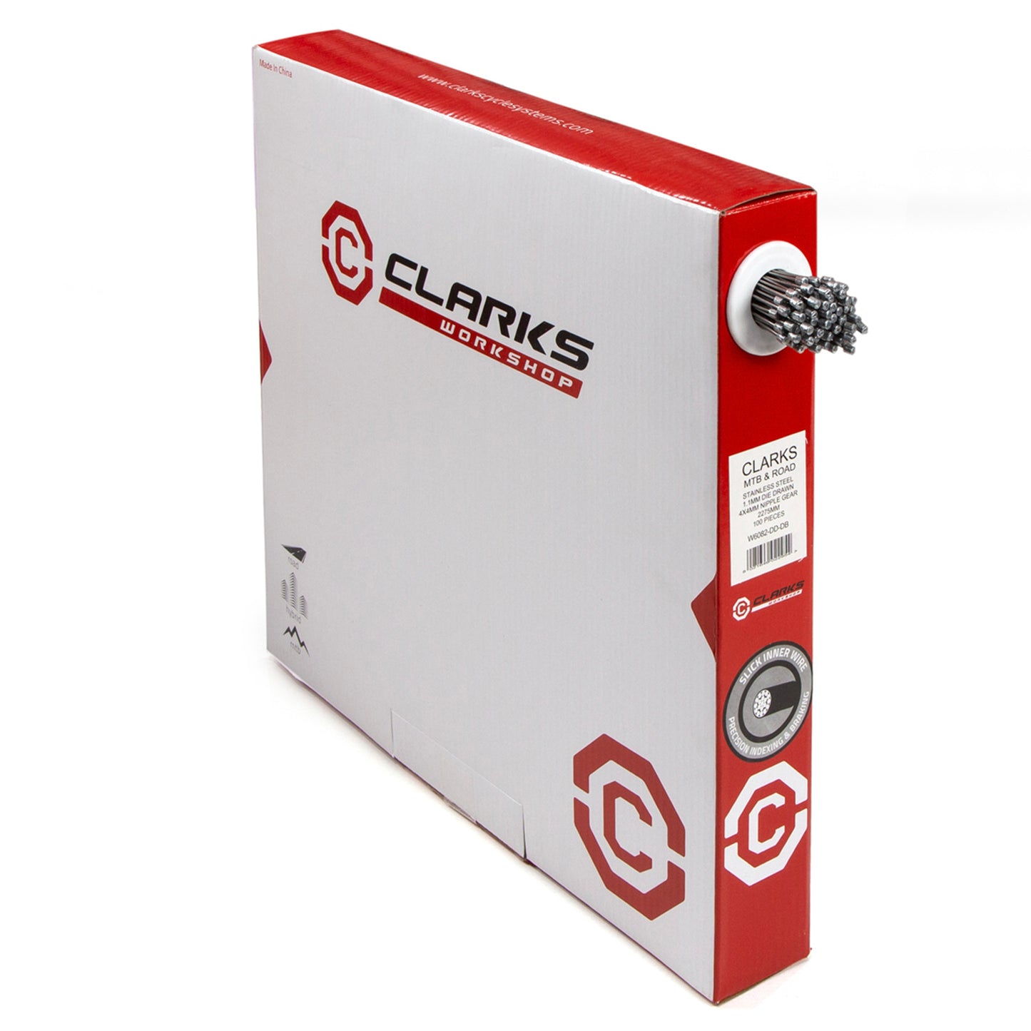 CLARKS UNIVERSAL GALVANISÉ ENGRENAGE INTÉRIEUR FIL TUBE NIPPLE W1.1 X L2275MM S'ADAPTE À TOUS LES PRINCIPAUX SYSTÈMES DISTRIBUTEUR (100 PCS)