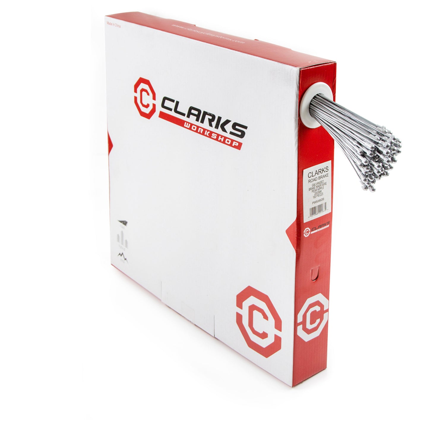 CLARKS ROAD S/S FIL DE FREIN INTÉRIEUR W1.5MM X L2000MM BOÎTE DISTRIBUTEUR DE NIPPE POIRE (100PCS)