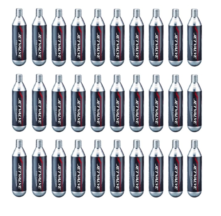 Jetvalve JETVALVE 30 X CO2 CYLINDERS (16G)