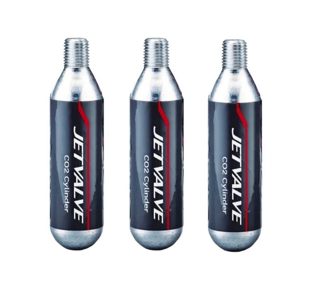 Jetvalve JETVALVE 3 X CO2 CYLINDERS (25G)