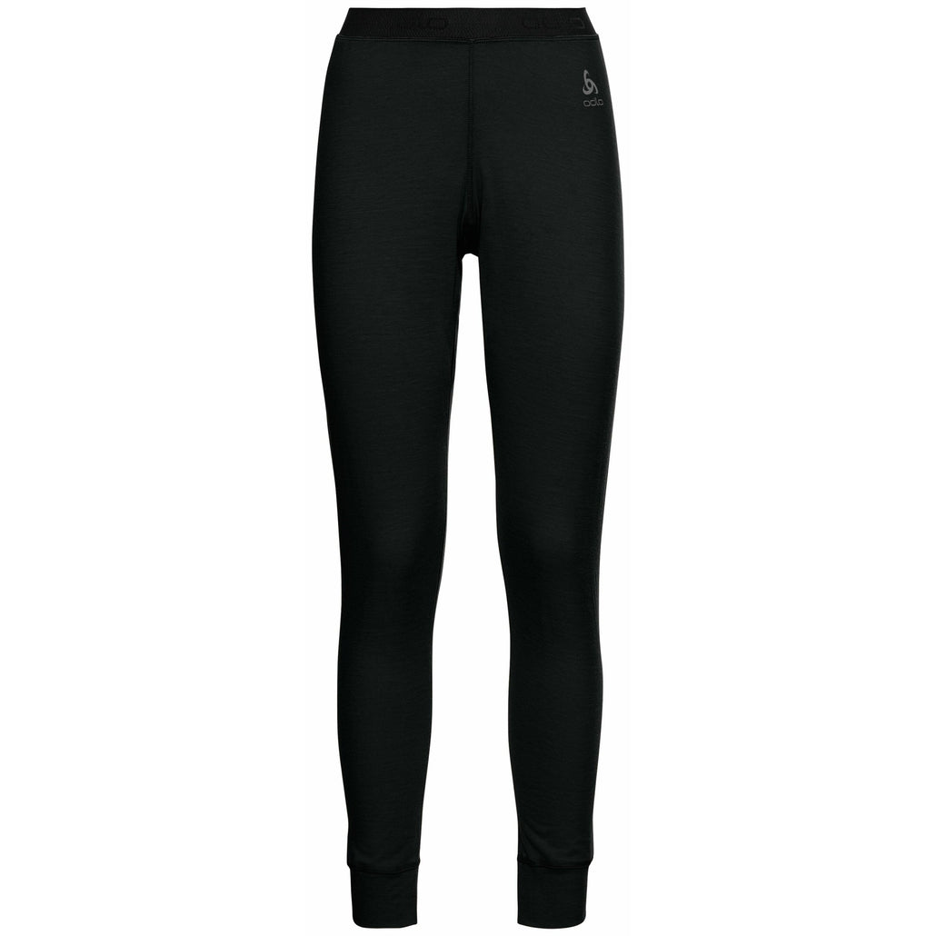 Odlo Damen NATURAL 100% MERINO WARM Baselayer-Hose – Schwarz