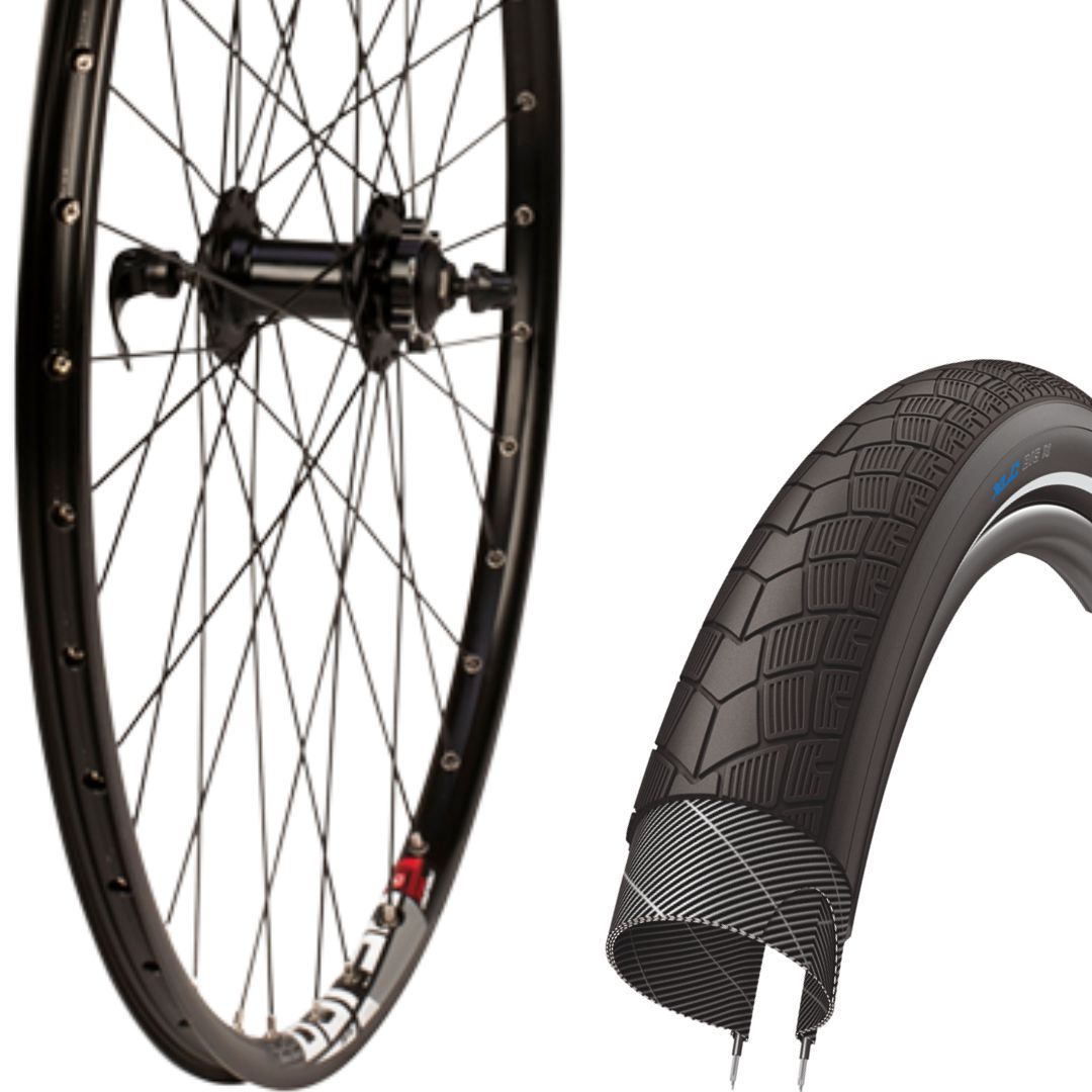 Raleigh RAL TRUBUILD FRONT WHL + TYRE - 29", QR