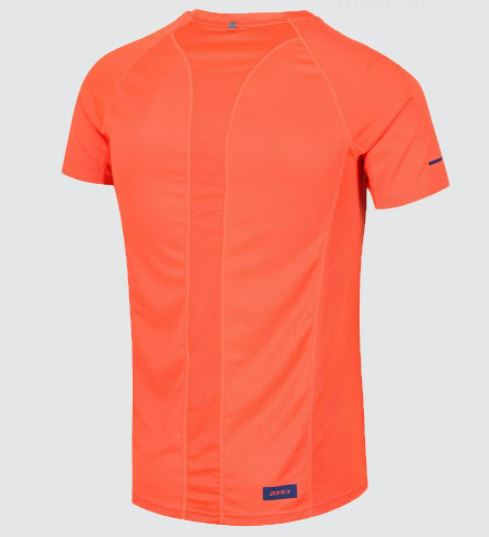 Zone 3 Mens Activ Lite T-Shirt - Neon Orange/Petrol