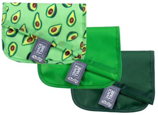 ChicoBag Snack Time Reusable Food Bags - Avocado