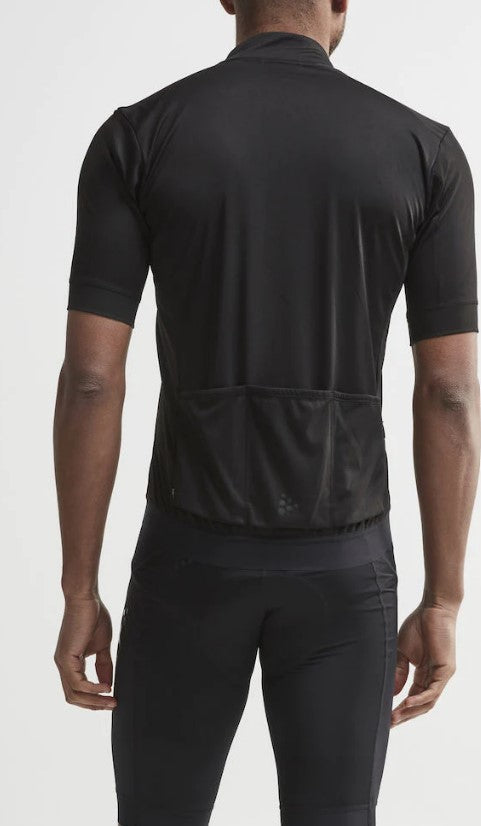 Craft Mens ESSENCE Bike Jersey Short Sleeve - Black