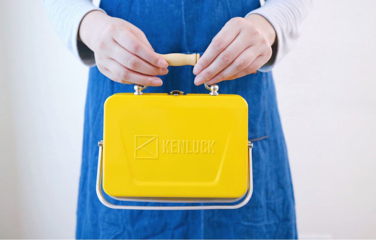 Kenluck MINI Grill / BBQ – Hammertone - BLEU BRILLANT