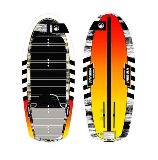 Planche d'aluminium Liquid Force NEBULA - BLANC NOIR ORANGE