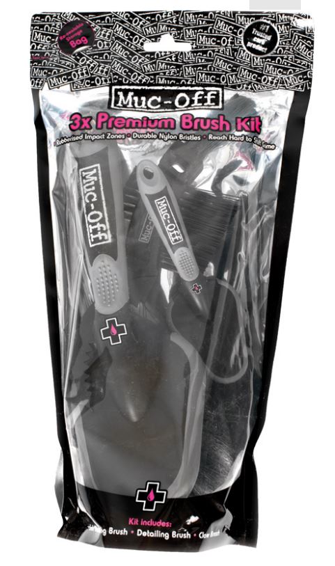 Muc-Off 3x Premium Brushes