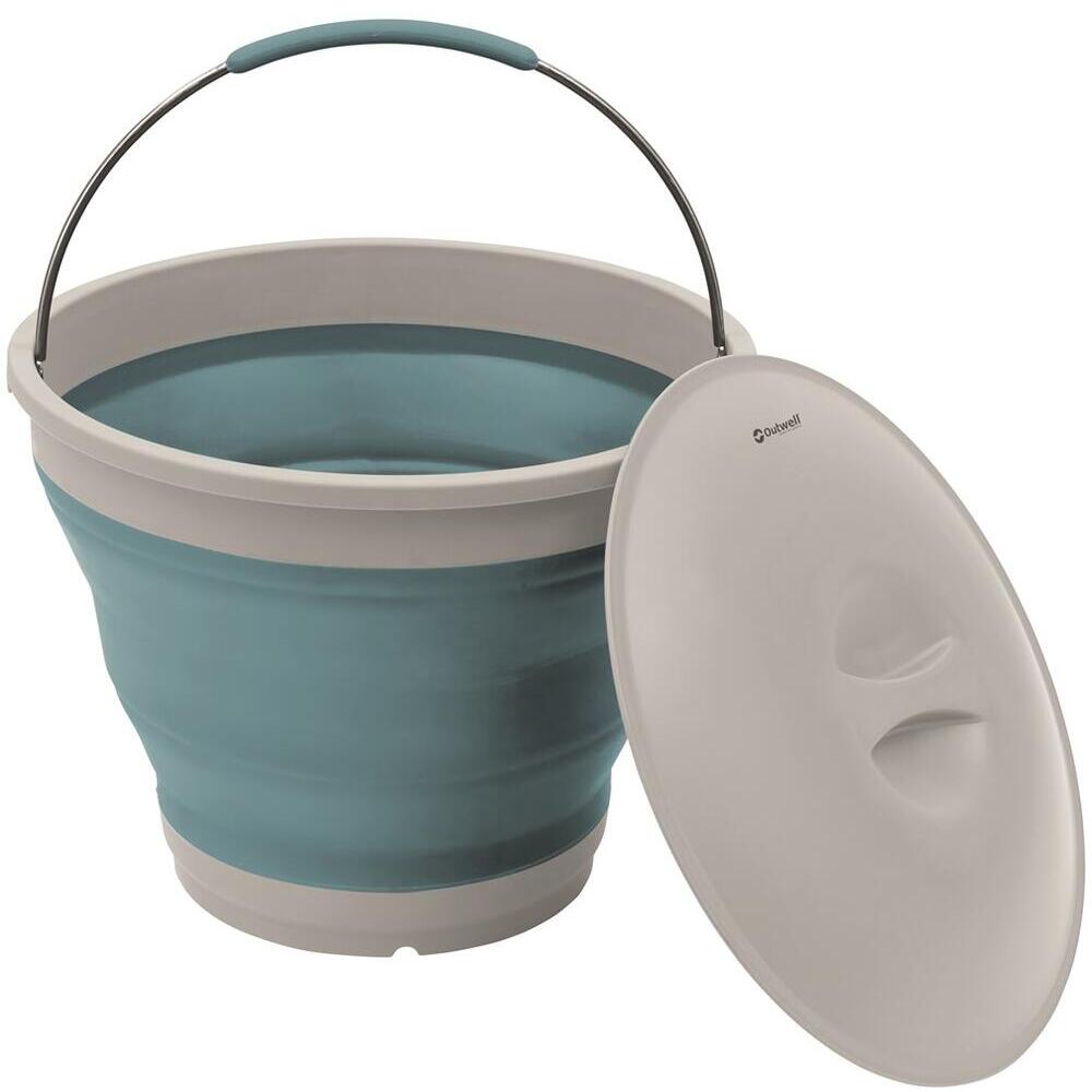 Seau Collaps Outwell avec couvercle Bleu Classique
