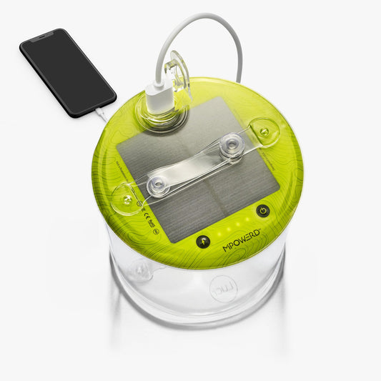 MPOWERD LUCI OUTDOOR 2.0 - SÉRIE PRO - LUMIÈRE SOLAIRE + CHARGEUR MOBILE