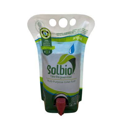 Solbio Original 40 doses (1 pouch) environmentally friendly toilet fluid