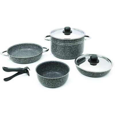 Beaver Brand Stone Rock 20 7-teiliges Kochgeschirr-Set