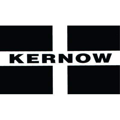W4 Rectangle Kernow Flag Sticker