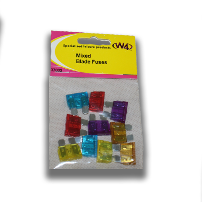 W4-Flachsicherungen, gemischt, 10er-Pack