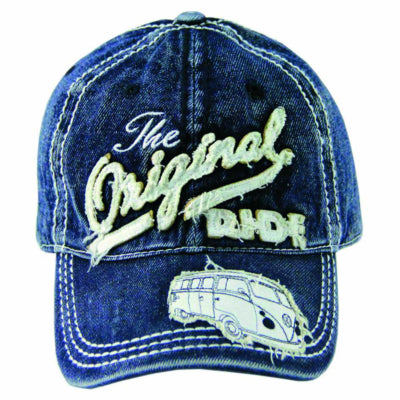 VW Baseball Cap The Original Ride Denim Blau