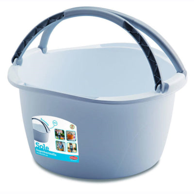 Bol de 16 litres avec poignées, 3 couleurs avec présentoir