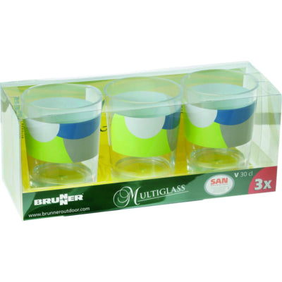 Pacific 30cl glasses (3 pack)
