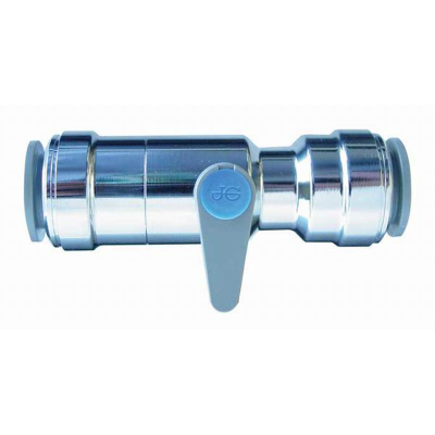 John Guest 15mm Chrome Plated Ball Valve