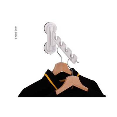 Reimo 4 Rillen weißer Wäscheständer mit Saugnäpfen