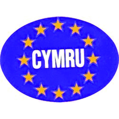 W4 Ovale Euro CYMRU Autocollant