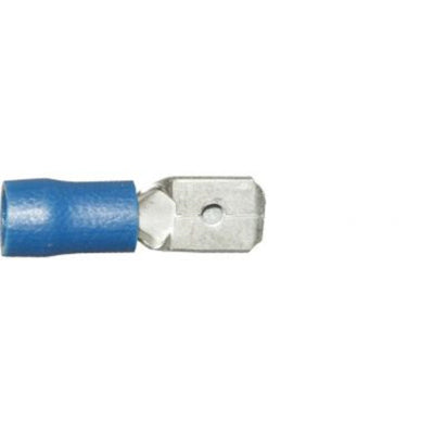 W4 Blauer 6,35-mm-Stecker zum Aufstecken, 3er-Pack