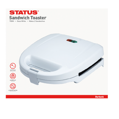 Status Burbank White Sandwich-Toaster (4er-Pack)