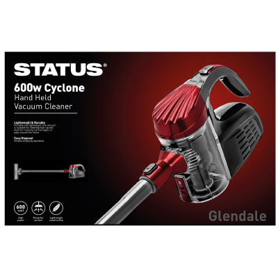 Status Glendal 600 W Cyclone tragbarer Staubsauger (1 Stück)