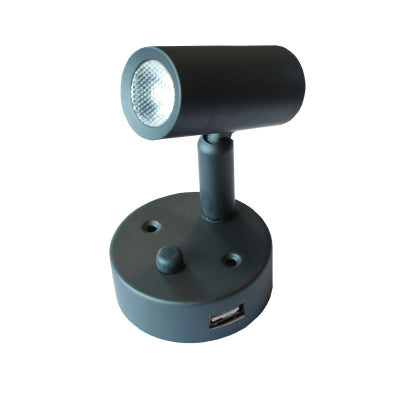 Nano LED Cylinder Spot Light & USB Charger
