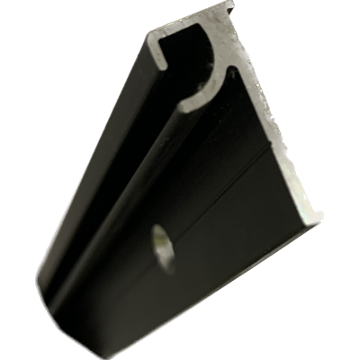 Scharnierstange aus schwarzem Polyplastik, 1373 mm