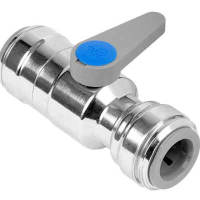 JG 10mm chrome plated ball valve